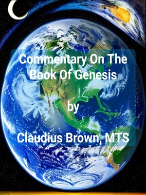 cover image of Commentary On the Book of Genesis